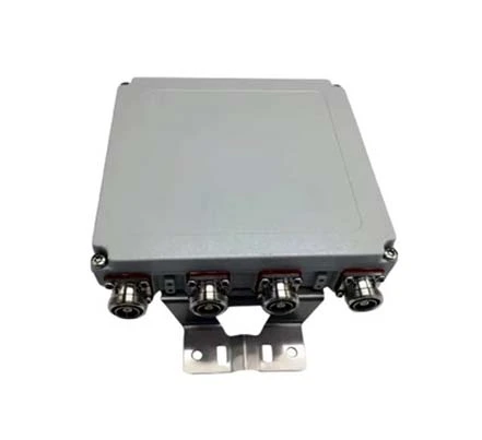 Quadplexer, 700-800/900/1800/2100-2600MHz, DC Bypass for All Ports, 7/16 DIN Female