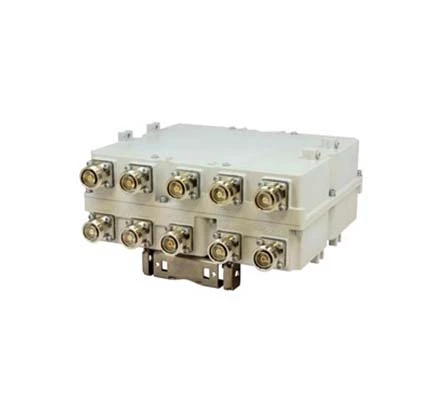 IBS Component Twin Pentaplexer, 700-900/1400-1800/2100/2300-2600/3400-3800MHz, DC Bypass for All Ports, 4.3-10 Female