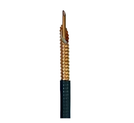 Air Dielectric Coaxial Cable 50 Ohm, Corrugated Copper, 5/8 in, Non-Halogenated And Fire Retardant (LSZH) Jacket