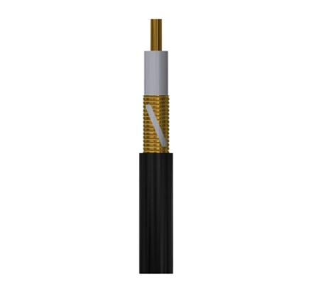 Coaxial Tunnel Leaky Cable, 1000MHz, Vertical Slotted Copper Tuned Foil, 1-1/4 in, Low Smoke Zero Halogen (LSZH) Jacket